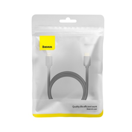 Cablu Video HDMI la HDMI 4Kat60Hz, 1.5m - Baseus (WKGQ030201) - Black