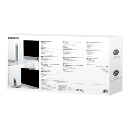 Ventilator de Birou cu Clip - Baseus (ACQS000002) - White