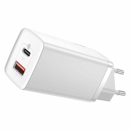 Incarcator EU USB, Type-C, 65W - Baseus GaN Lite (CCGAN2L-B02) - White