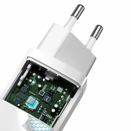 Incarcator EU USB, Type-C, 65W - Baseus GaN Lite (CCGAN2L-B02) - White