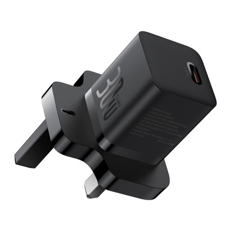 Incarcator UK Type-C, 30W - Baseus GaN5 (P10110906113-00) - Black