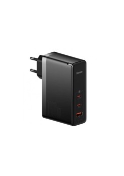 Incarcator EU 3in1, 140W, Cablu Type-C, 1m - Baseus GaN5 Pro (CCGP100201) - Black