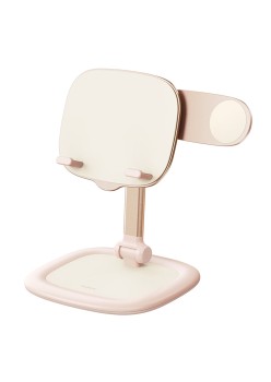 Suport de Birou pentru Tableta si Telefon - Baseus Seashell (B10451501411-00) - Baby Pink