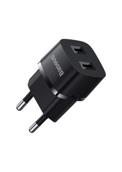 Incarcator pentru Priza 2x USB - Baseus (P10154800111-00) - Black