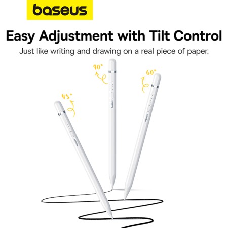 Stylus pen activ Smooth Writing Series pentru iPad - Baseus (P80015806211-02) - Moon White