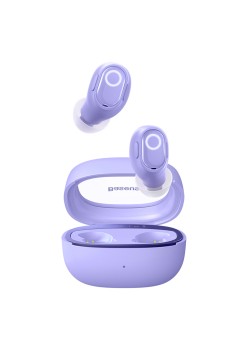 Casti Bluetooth V5.3 cu Smart Display, TWS - Baseus WM02+ (NGTW370305) - Purple