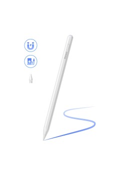 Stylus Pen Dual Charging - Baseus Smooth Writing 2 Series (SXBC080102) - Moon White