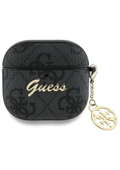 Husa pentru Apple AirPods 4 - Guess 4G Charm Collection - Black