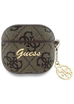 Husa pentru Apple AirPods 4 - Guess 4G Charm Collection - Brown