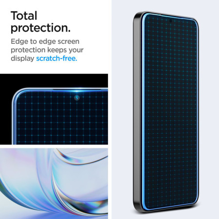 Folie pentru Samsung Galaxy S24 Plus, set 2, Spigen Glas.tR EZ FIT, Privacy