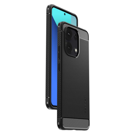 Husa pentru Xiaomi Redmi Note 13 4G, Spigen Rugged Armor, Black