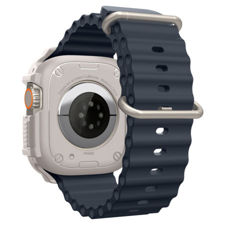 Husa pentru Apple Watch Ultra / Ultra 2, Spigen Rugged Armor, Dune Beige