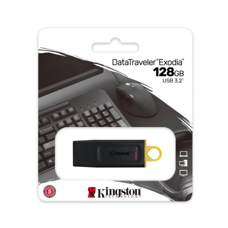 Stick de Memorie 128GB - Kingston DT Exodia (DTX/128GB) - Black
