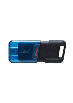 Stick de Memorie 64GB - Kingston DT80M (DT80M/64GB) - Black and Blue