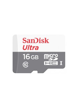 Card de Memorie, 16GB - SanDisk Ultra (SDSQUNS-016G-GN3MN) - White / Gray