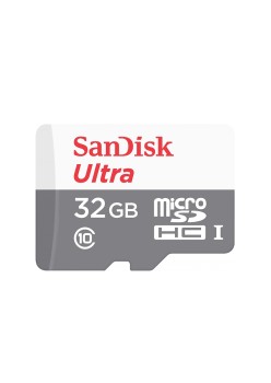 Card de Memorie, 32GB - SanDisk Ultra (SDSQUNR-032G-GN3MN) - White / Gray