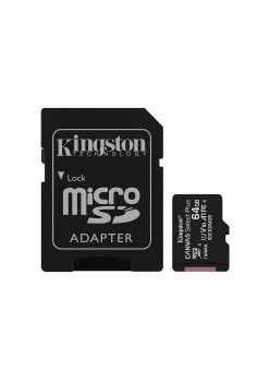 Card de Memorie cu Adaptor, 64GB - Kingston Canvas Select Plus (SDCS2/64GB) - Black
