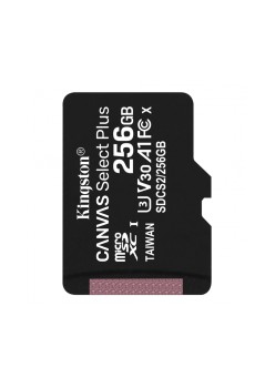 Card de Memorie, 256GB - Kingston Canvas Select Plus (SDCS2/256GBSP) - Black