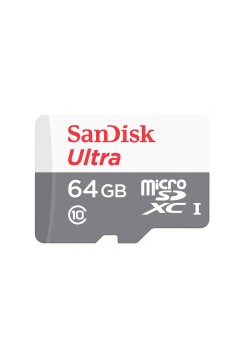 Card de Memorie, 64GB - SanDisk Ultra (SDSQUNR-064G-GN3MN) - White / Gray