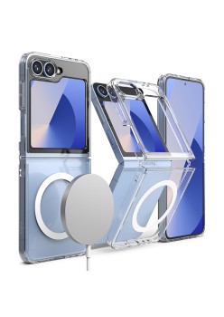 Husa pentru Samsung Galaxy Z Flip6 - Ringke Fusion Magnetic - Clear