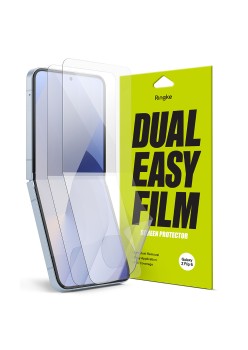 Folie pentru Samsung Galaxy Z Flip6 (set 2) - Ringke Dual Easy Full - Clear