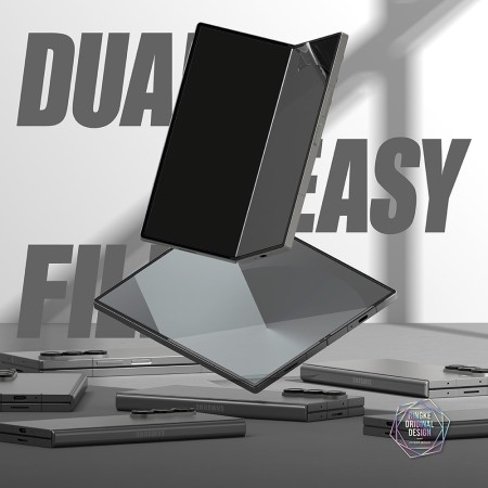 Folie pentru Samsung Galaxy Z Fold6 (set 2) - Ringke Dual Easy Full - Clear