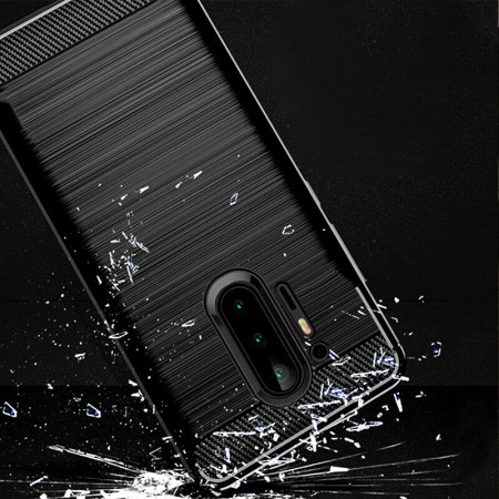 Husa Carbon compatibila OnePlus 8 Pro, Tech Protects, Negru