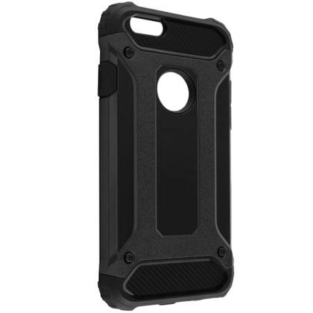 Husa pentru iPhone 6 Plus,6S Plus cu decupaj sticla - Techsuit Hybrid Armor - Black