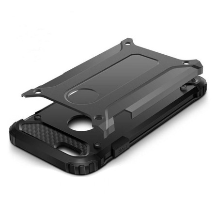 Husa pentru iPhone 6 Plus,6S Plus cu decupaj sticla - Techsuit Hybrid Armor - Black