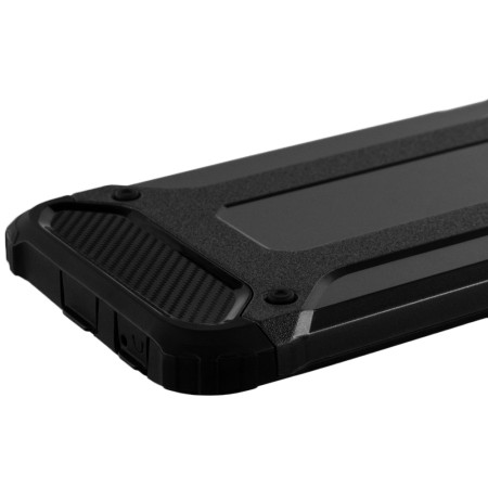Husa pentru iPhone 6 Plus,6S Plus cu decupaj sticla - Techsuit Hybrid Armor - Black