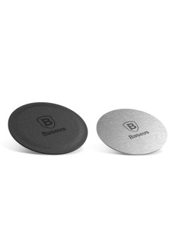 Placute Metalice pentru Telefon (set 2) - Baseus (ACDR-A0S) - Black / Silver