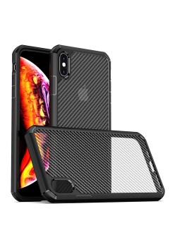 Husa pentru Iphone X / XS - Techsuit Carbon Fuse - Black