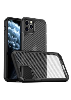 Husa pentru iPhone 11 Pro - Techsuit Carbon Fuse - Black