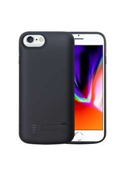 Husa pentru iPhone 6 Plus / 6s Plus / 7 Plus / 8 Plus cu Baterie de 6000mAh - Techsuit Power Pro - Black