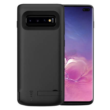 Husa pentru Samsung Galaxy S10 Plus cu Baterie de 6000mAh - Techsuit Power Pro - Black