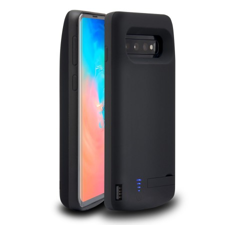 Husa pentru Samsung Galaxy S10 Plus cu Baterie de 6000mAh - Techsuit Power Pro - Black