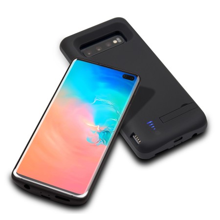 Husa pentru Samsung Galaxy S10 Plus cu Baterie de 6000mAh - Techsuit Power Pro - Black