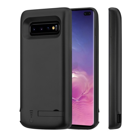 Husa pentru Samsung Galaxy S10 Plus cu Baterie de 6000mAh - Techsuit Power Pro - Black
