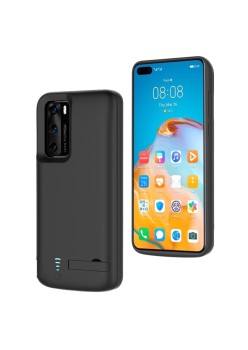 Husa pentru Huawei P40 Pro cu Baterie de 4800mAh - Techsuit Power Pro - Black