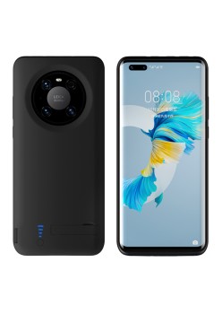 Husa pentru Huawei Mate 40 Pro cu Baterie de 4800mAh - Techsuit Power Pro - Black
