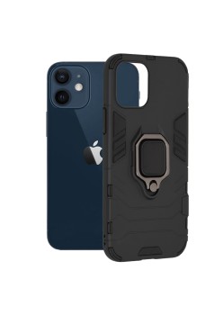 Husa pentru iPhone 12 / 12 Pro - Techsuit Silicone Shield - Black