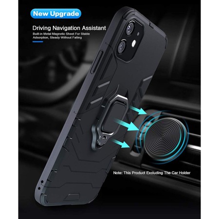 Husa pentru iPhone 11 - Techsuit Silicone Shield - Black