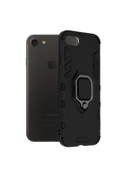 Husa pentru iPhone 7 / 8 / SE 2, SE 2020 / SE 3, SE 2022 - Techsuit Silicone Shield - Black