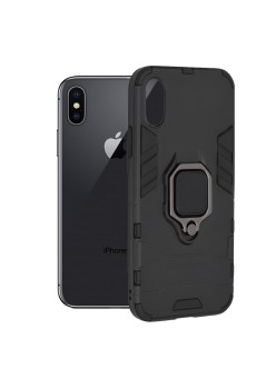 Husa pentru iPhone X / XS - Techsuit Silicone Shield - Black