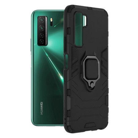 Husa pentru Huawei P40 Lite 5G - Techsuit Silicone Shield - Negru