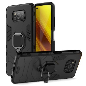 Husa pentru Xiaomi Poco X3 / Poco X3 NFC / Poco X3 Pro - Techsuit Silicone Shield - Black