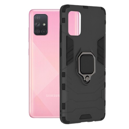 Husa pentru Samsung Galaxy A71 4G - Techsuit Silicone Shield - Black