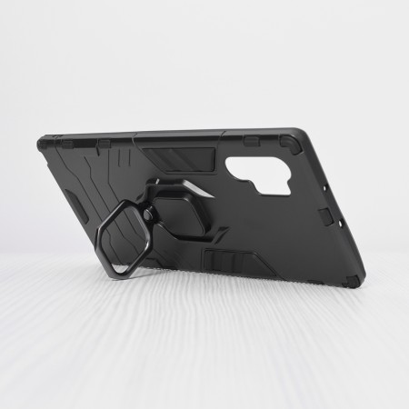 Husa pentru Samsung Galaxy Note 10 Plus 4G / Note 10 Plus 5g - Techsuit Silicone Shield - Black