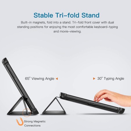 Husa pentru Lenovo Tab M8 TB-8505X / Tab M8 3rd Gen - Techsuit FoldPro - Albastru