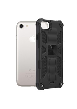 Husa pentru iPhone 7 / 8 / SE 2, SE 2020 / SE 3, SE 2022 - Techsuit Blazor Series - Black